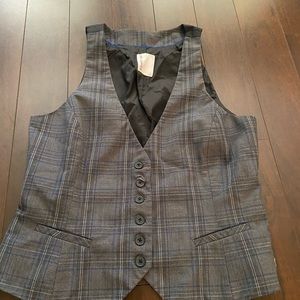 Smart set plaid vest size small